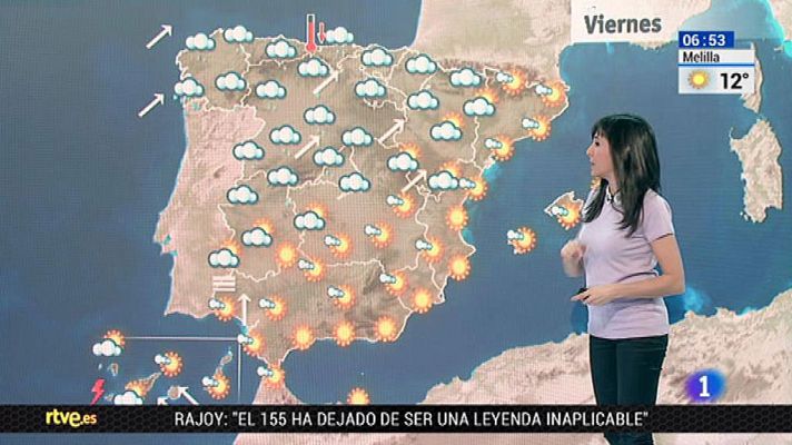 El tiempo - Lloverá en la mitad noroeste peninsular