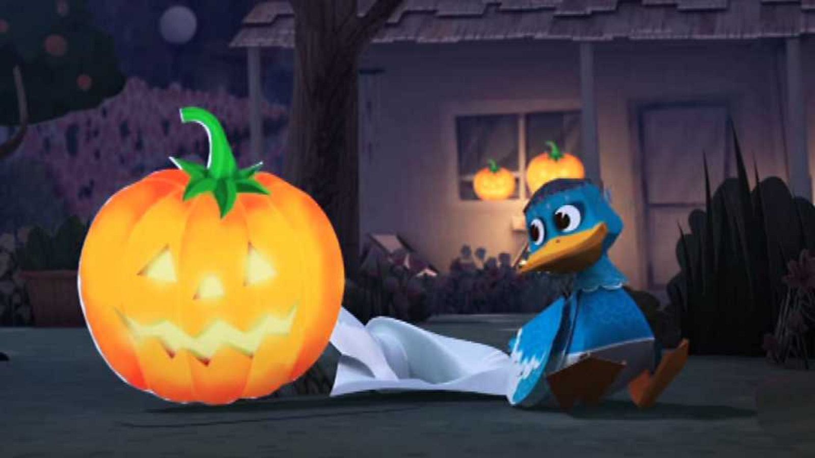 El huerto de calabazas desplegable - Zack y Quack | Ver