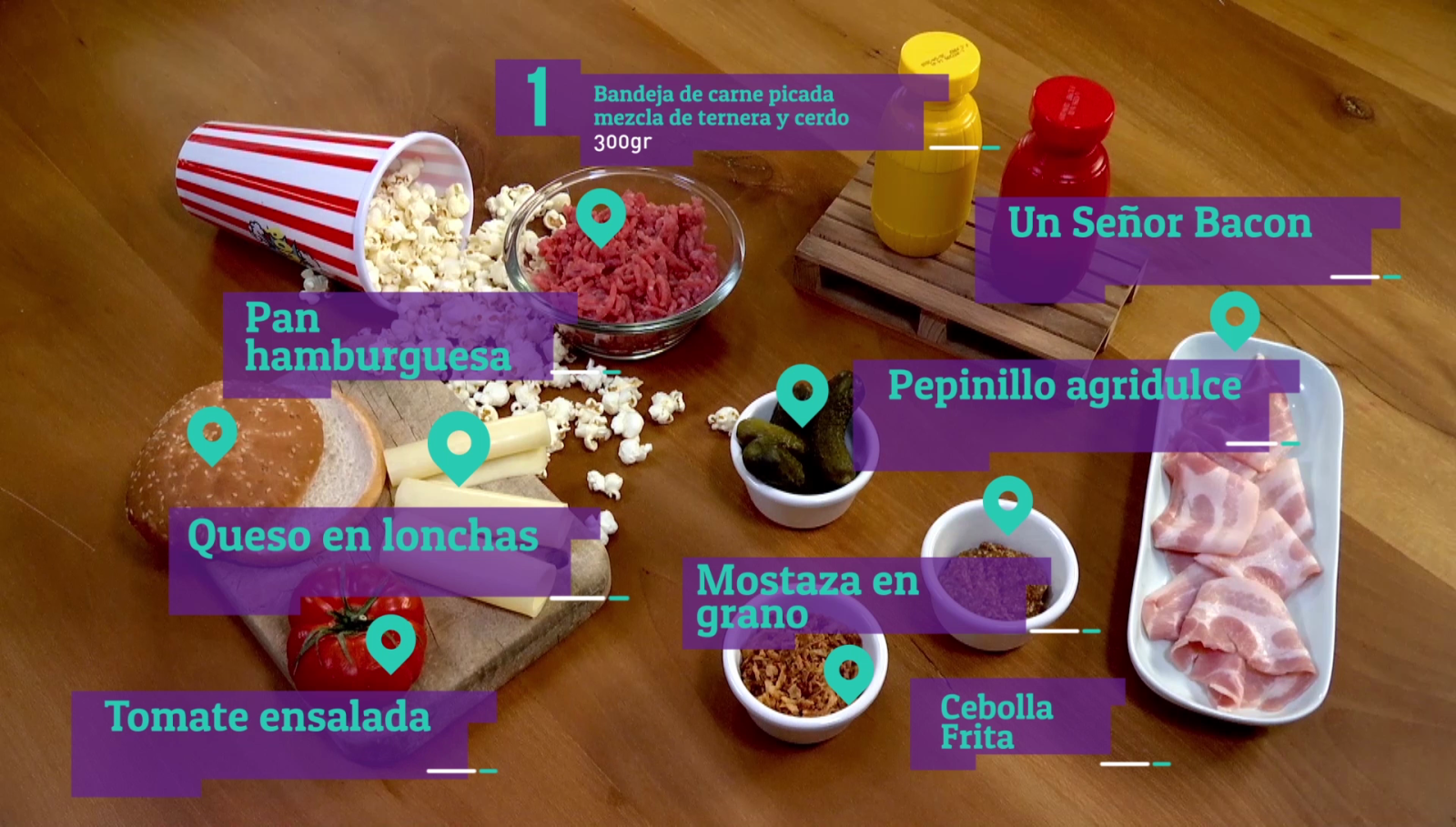 Receta: Gran Hamburguesa Kahuna - PlayChez | Ver