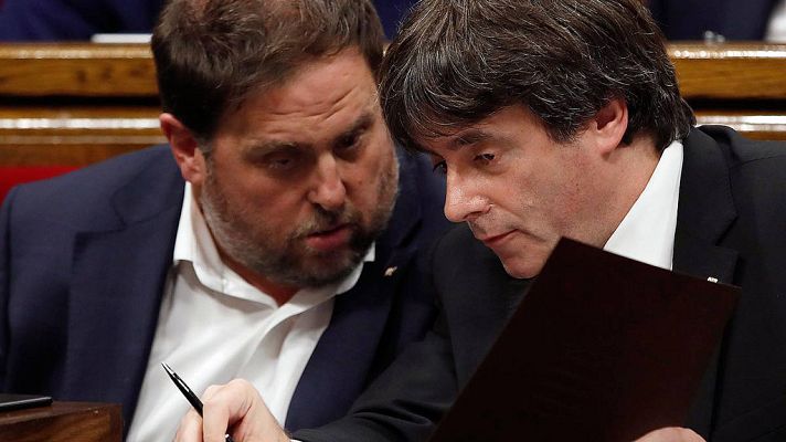 Telediario 1 - Los independentistas reclaman ahora una negociación "bilateral" con el Gobierno