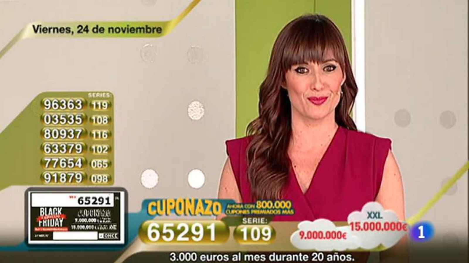 Sorteo ONCE - 24/11/17 - ver ahora