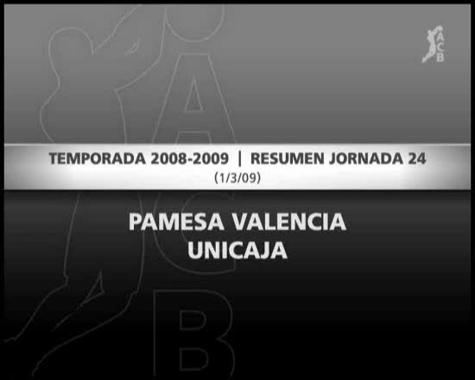 Pamesa Valencia  79-83 Unicaja Málaga - Baloncesto en RTVE | Ver