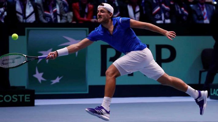 Tenis - Copa Davis Final: Francia - Bélgica (5º partido)