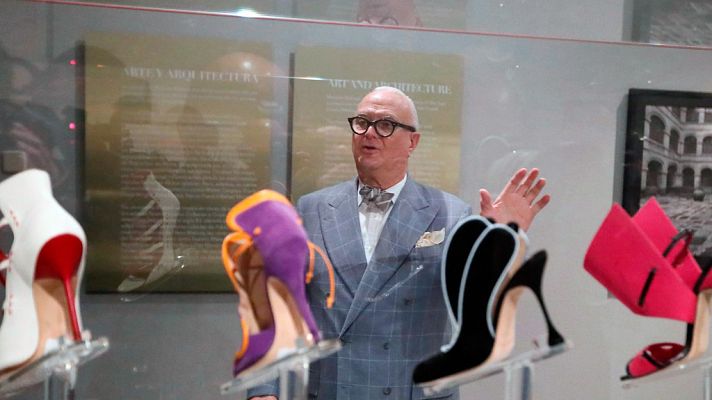  - Manolo Blahnik inaugura su exposición en Madrid.
