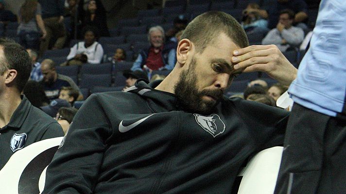 Telediario 1 - Marc Gasol, frustrado: "Si no estoy en la cancha es que no me valoran"