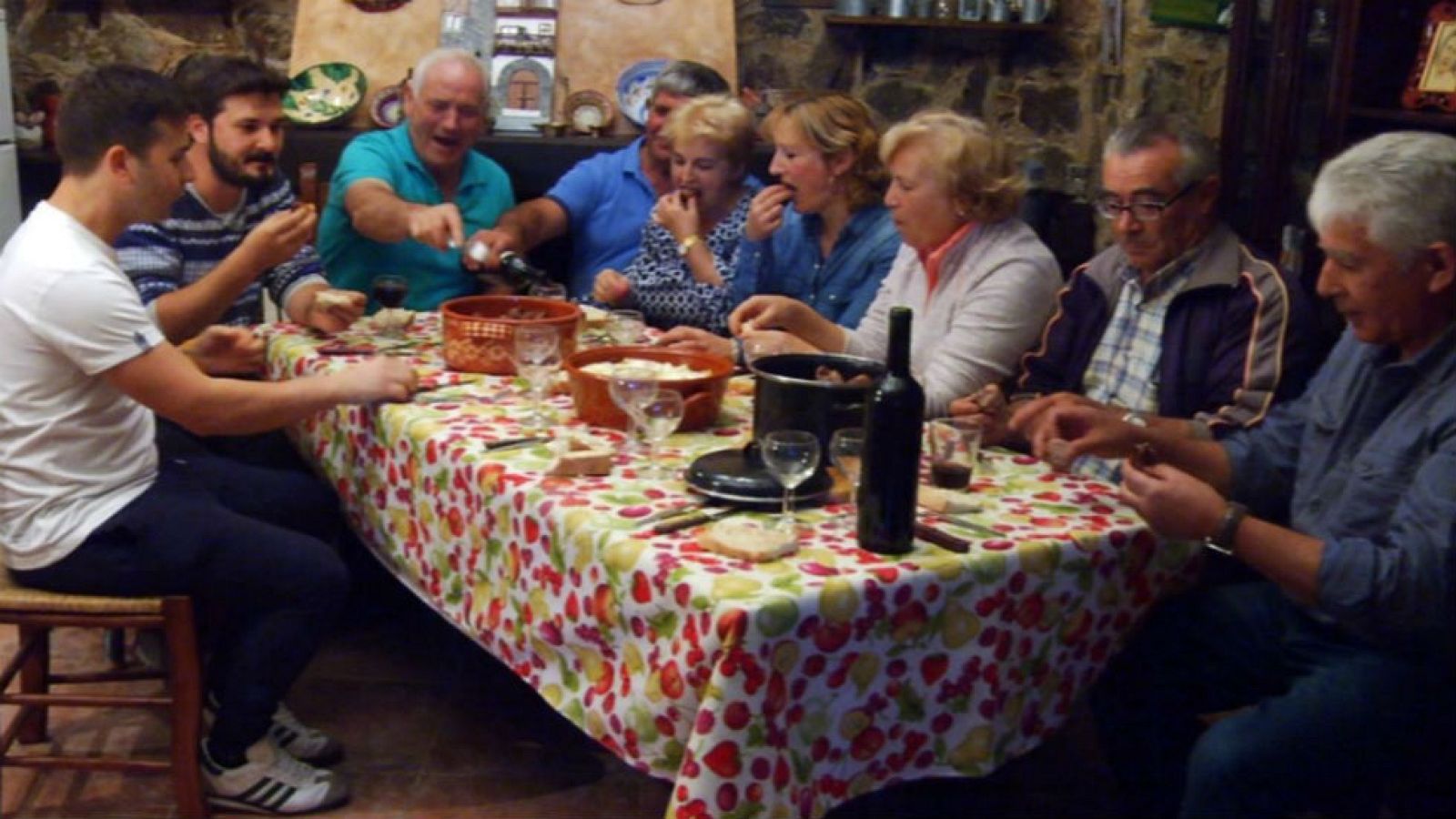 Un menú contundente en Sotoserrano