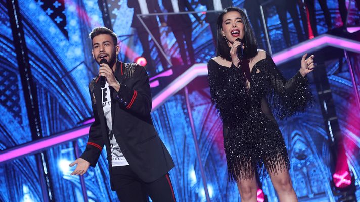 OT 2017 - Agoney canta con Beatriz Luengo 'Más que suerte'