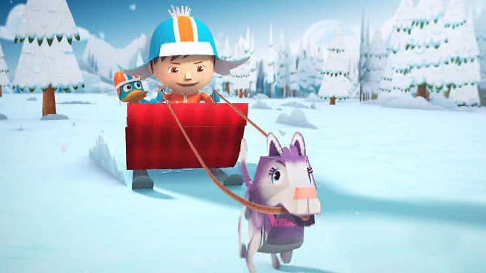 La Gran Carrera Desplegable sobre hielo - Zack y Quack | Ver