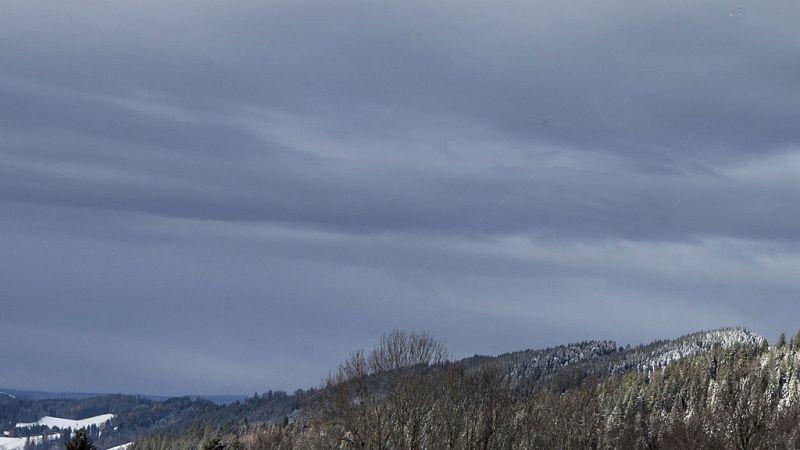 Lluvia persistente en el litoral cantábrico y zonas de Andalucía
