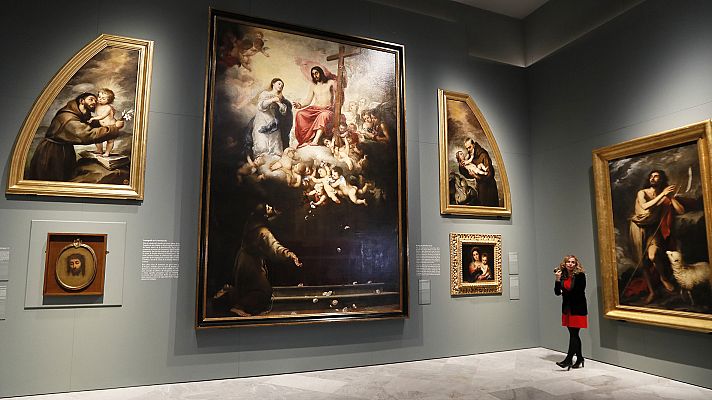 Telediario 1 - La serie de Murillo para los capuchinos abre el año dedicado al pintor sevillano