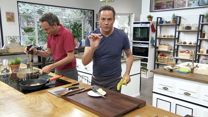 Torres en la cocina - Vichyssoise de chirivías y cordero con limón y aceitunas