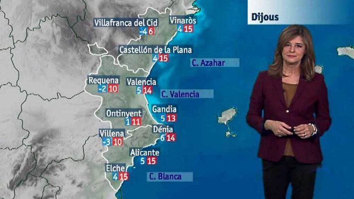 L'informatiu - Comunitat Valenciana - El tiempo en la Comunidad Valenciana - 29/11/17