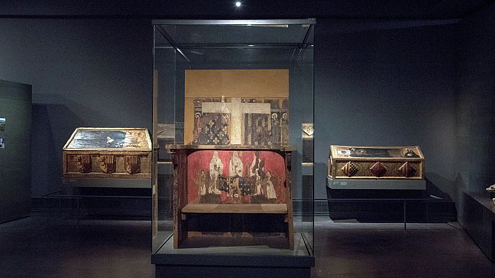 Telediario 1 - Los 44 bienes de Sijena reúnen piezas de entre los siglos XV y XVIII