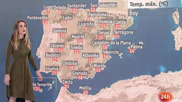 El tiempo - Lluvias fuertes en Andalucía, nieve en cotas bajas y frío