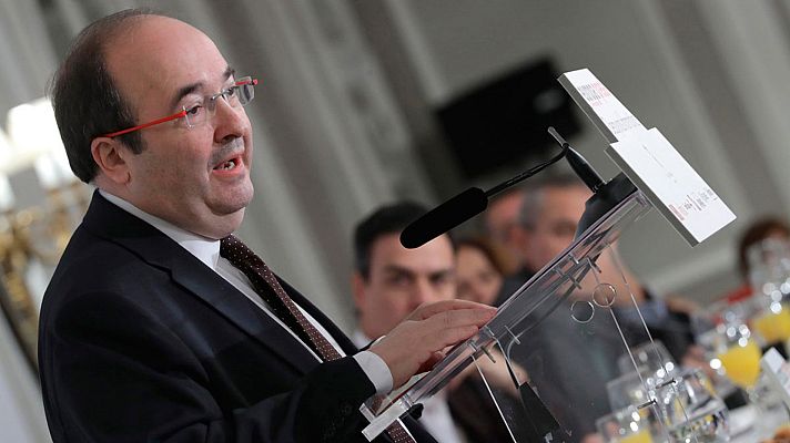 Telediario 1 - Iceta propone la creación de una Agencia Tributaria catalana