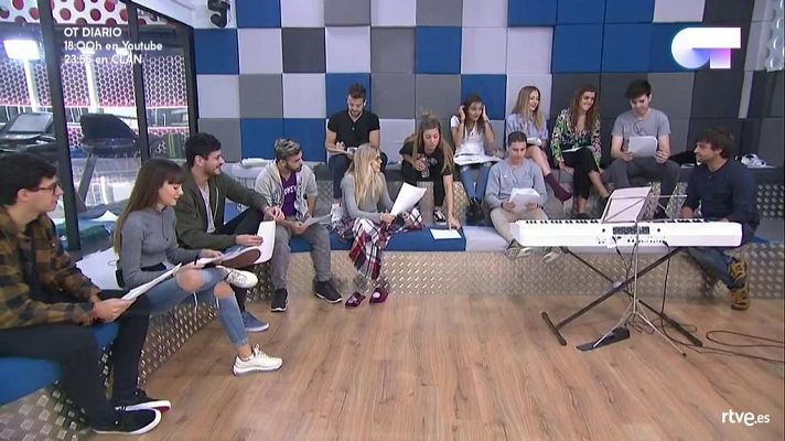 OT 2017 - Manu Guix presenta a los concursantes la maqueta de 'Camina'