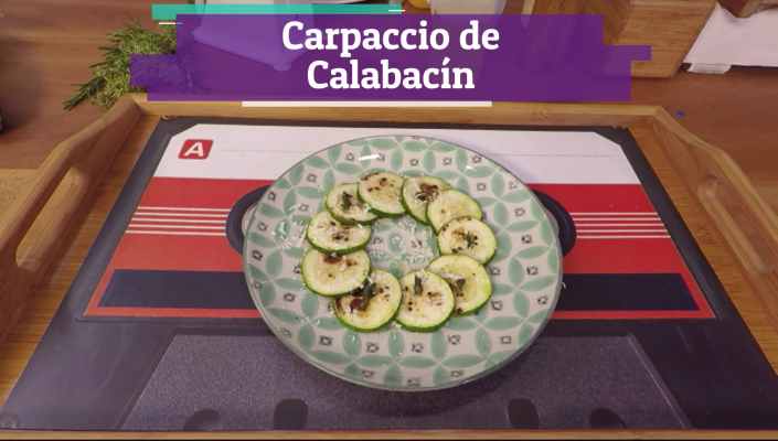 PlayChez - Receta: carpaccio de calabacín