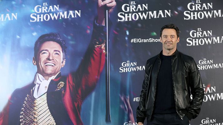 Telediario 1 - Hugh Jackman presenta en Madrid su nueva película, 'El  Gran Showman'