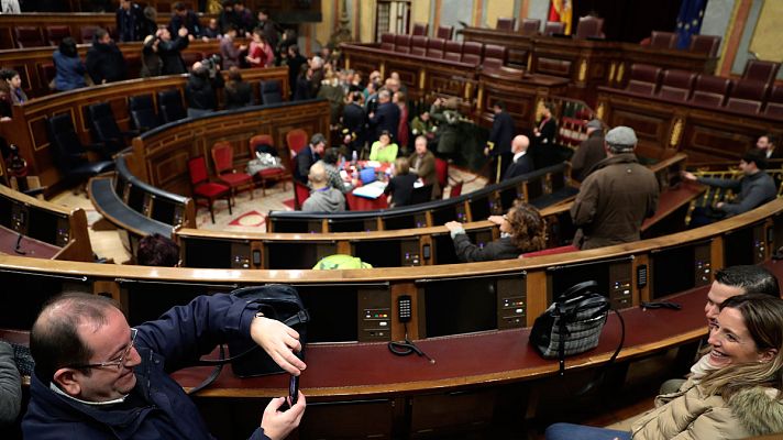 Telediario 1 - Jornada de puertas abiertas en el Congreso de los Diputados