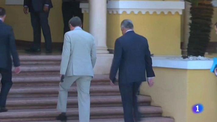 Telediario 1 - El diálogo entre en el gobierno de Venezuela y la oposición sigue adelante