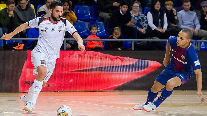 LNFS. Jornada 13. FC Barcelona 3-1 Santiago Futsal. Resumen