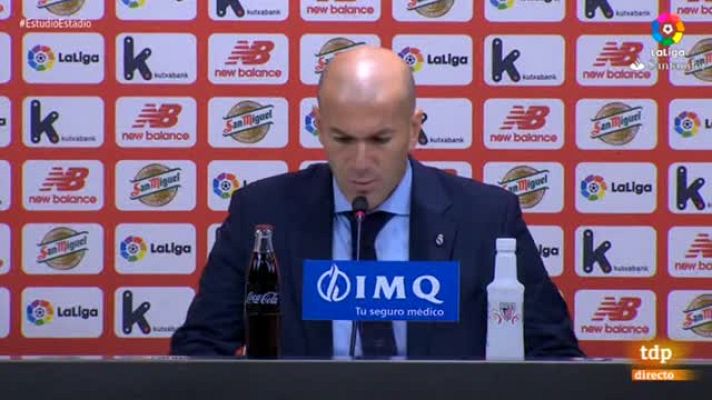 Estudio Estadio - Zidane: "Estoy muy contento por el partido y muy decepcionado por no marcar"