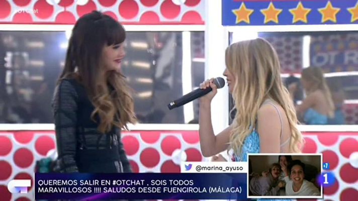 OT 2017 - Aitana y Nerea cantan 'Sueña' en el Chat de OT