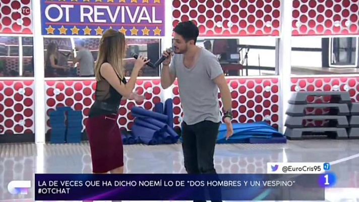 OT 2017 - Cepeda y Mireya cantan 'Noches de bohemia' en el Chat de OT