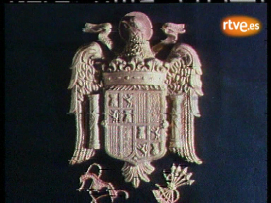 Programas y Concursos en el Archivo de RTVE - Cierre de emisión con el escudo antiguo y la imagen del Rey