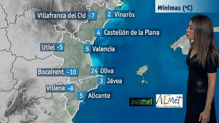 L'informatiu - Comunitat Valenciana - El tiempo en la Comunidad Valenciana - 07/12/17