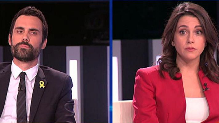 Especiales informativos - Arrimadas y Torrent, sobre el resultado 21-D