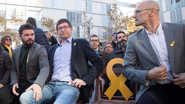 Telediario 1 - ERC se erige como el único voto útil del independentismo