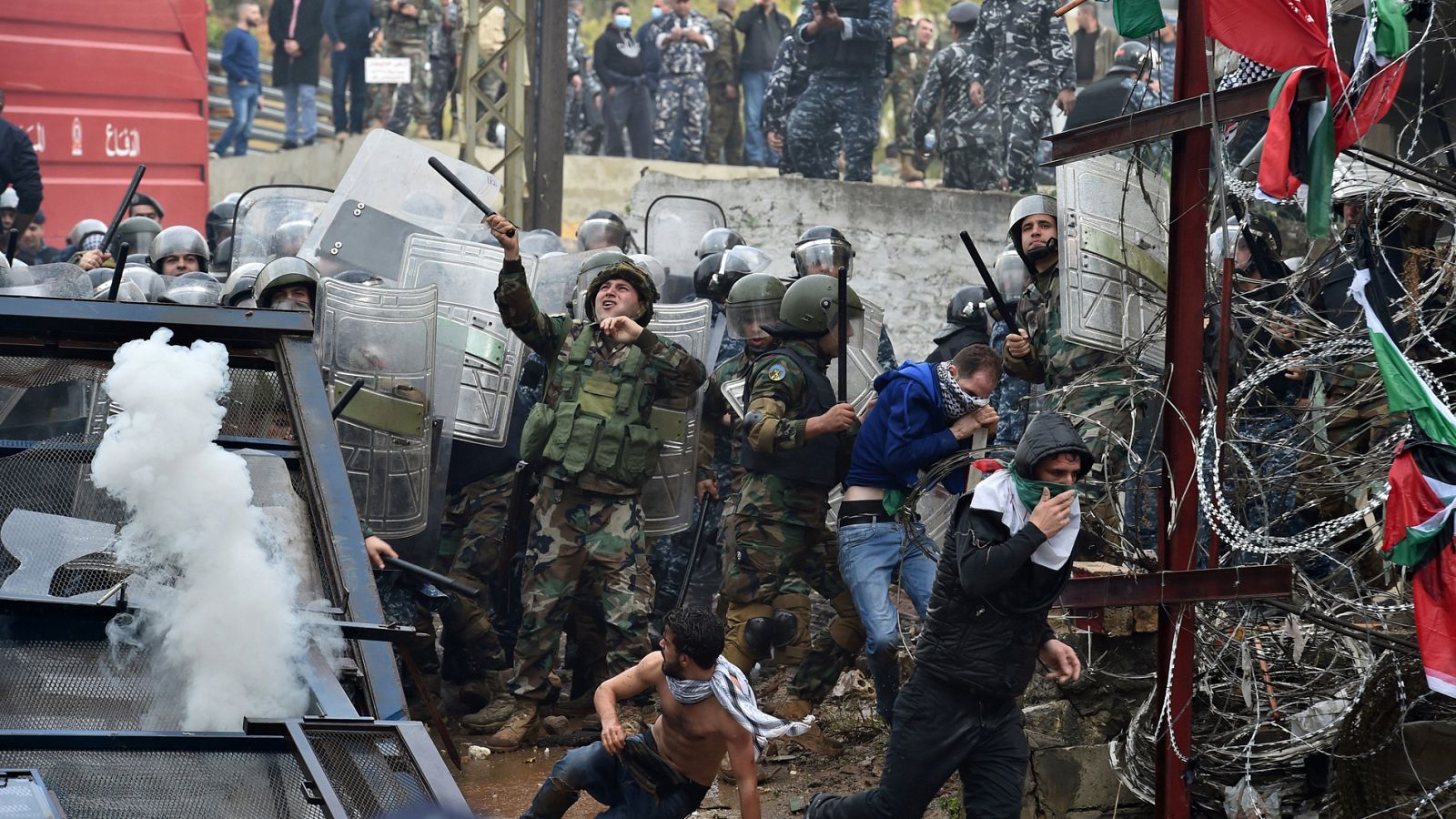 Mañana muy tensa en Beirut, la capital del Líbano