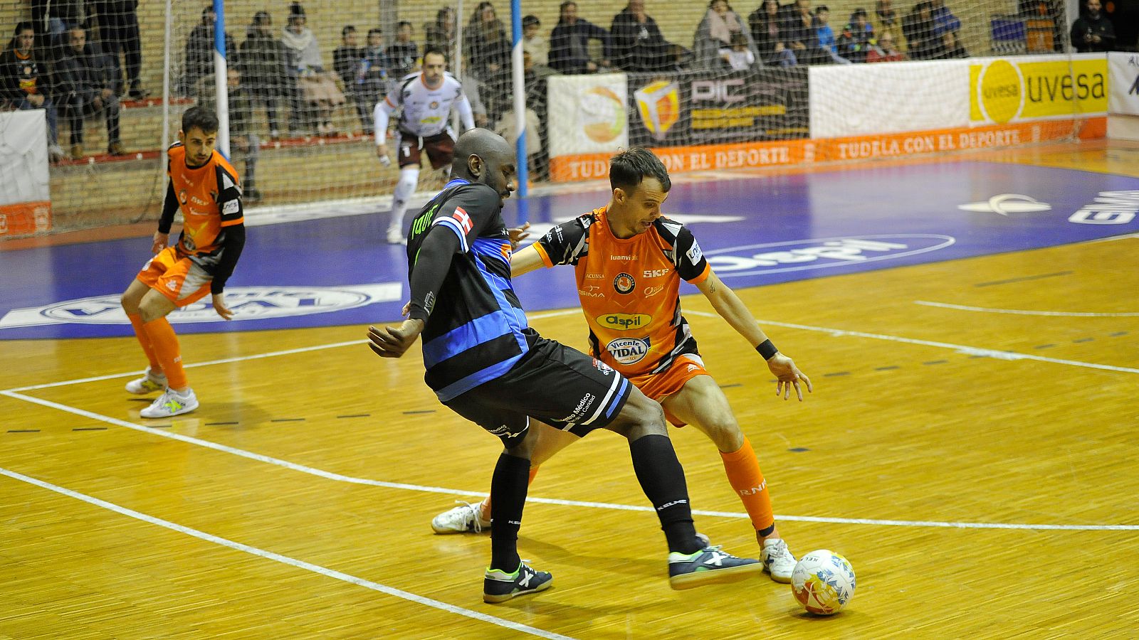 LNFS. Jornada 14. Resumen. Aspil Vidal Ribera Navarra 5-3 Plásticos Romero Cartagena