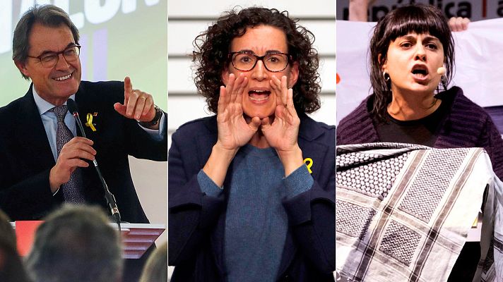 Telediario 1 - Una agenda intervenida por la Guardia Civil revela el rol de Mas, Rovira y Gabriel en la estrategia del 'procès'