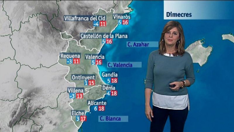 El tiempo en la Comunidad Valenciana - 12/12/17 - ver ahora