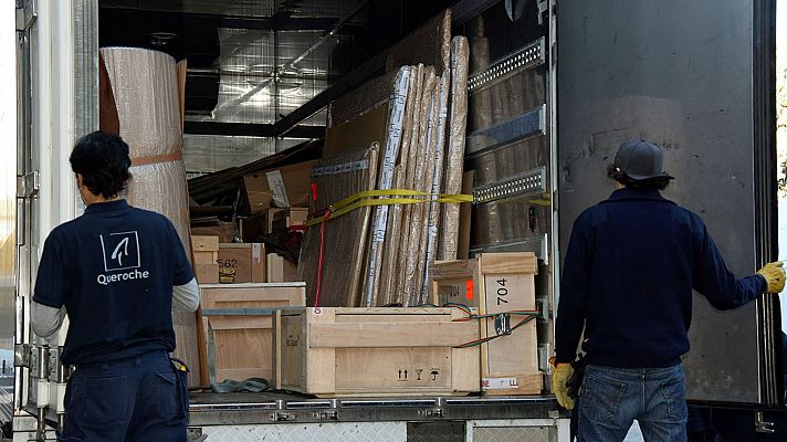 Telediario 1 - Aragón estudia pedir responsabilidades por el estado de conservación de las piezas