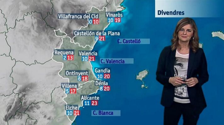 L'informatiu - Comunitat Valenciana - El tiempo en la Comunidad Valenciana - 14/12/17