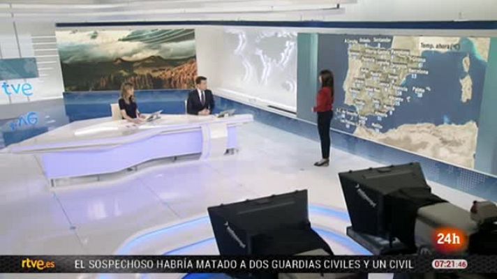 El tiempo - Precipitaciones persistentes y nevadas en Cantábrico y Pirineos