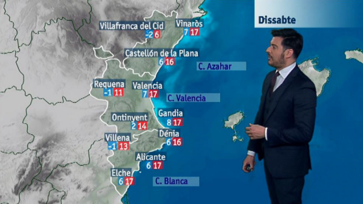 L'informatiu - Comunitat Valenciana - El tiempo en la Comunidad Valenciana - 15/12/17