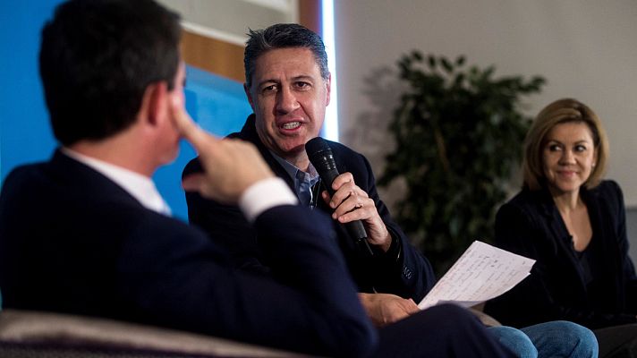 Telediario 1 - Albiol dice que ser catalán es "respetar a quien no piensa como tú"; la CUP acusa a los constitucionalistas de engañar a la gente