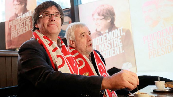 Telediario 1 - JxCat denunciará ante la Fiscalía a Sáenz de Santamaria por "prevaricación"