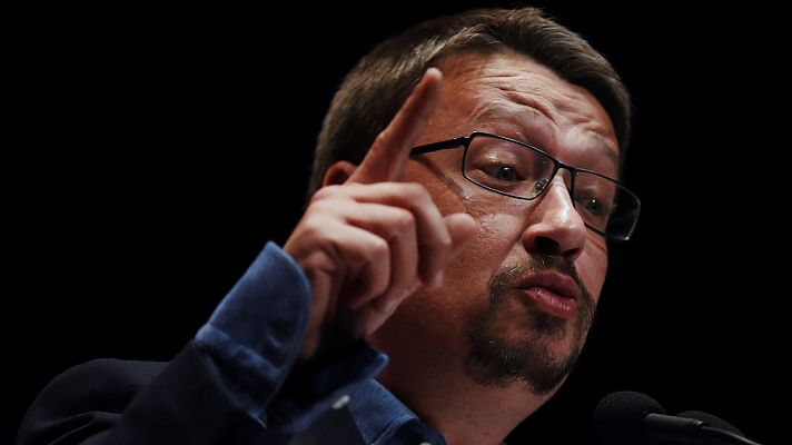 Telediario 1 - Domènech: "Nosotros pensamos en construir, recoser, hacer un gobierno de todo el pueblo de Cataluña"