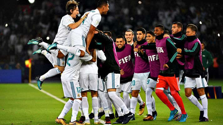 Telediario 1 - El Real Madrid consigue sumar cinco títulos en un año por primera vez en su historia