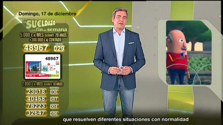 Sorteos ONCE - Sorteo ONCE - 17/12/17