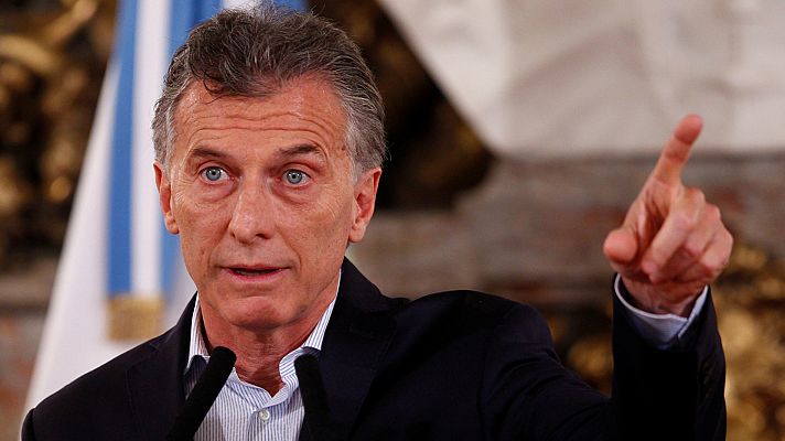 Telediario 1 - Violentas movilizaciones por la nueva reforma de Macri