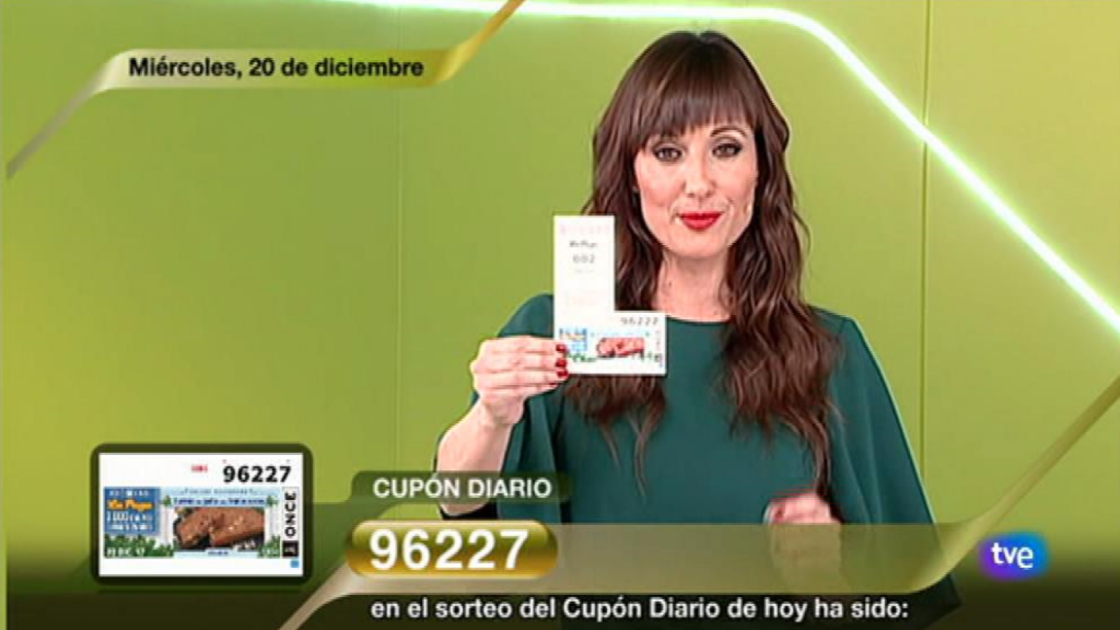 Sorteo ONCE - 20/12/17 - ver ahora