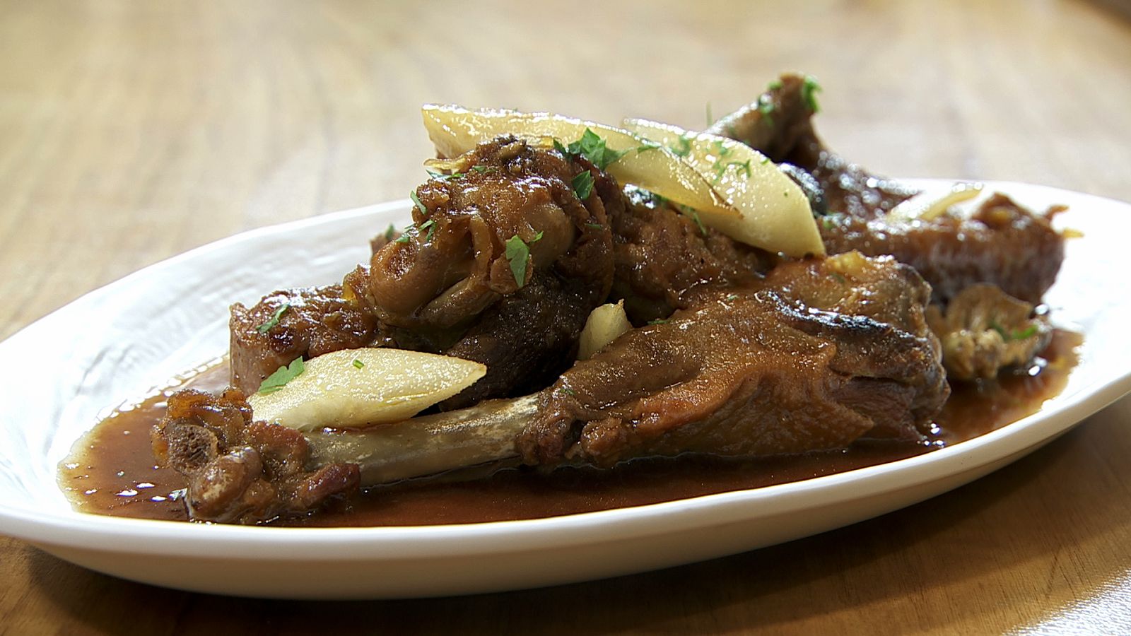 Torres en la cocina - Oca con peras