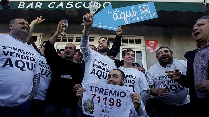 Telediario 1 - El Gordo de Navidad salpica de millones al municipio lucense de Vilalba