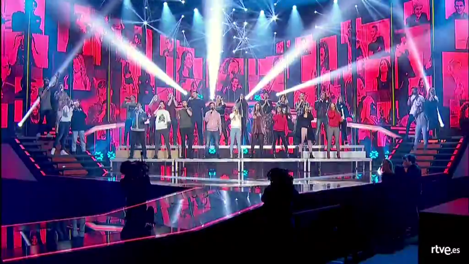 Operación Triunfo - OT 1 y OT 2017 ensayan juntos 'Mi música es tu voz'